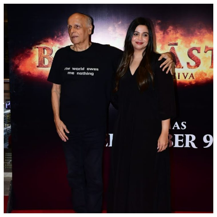 Mahesh Bhatt at live premier of Brahmastra